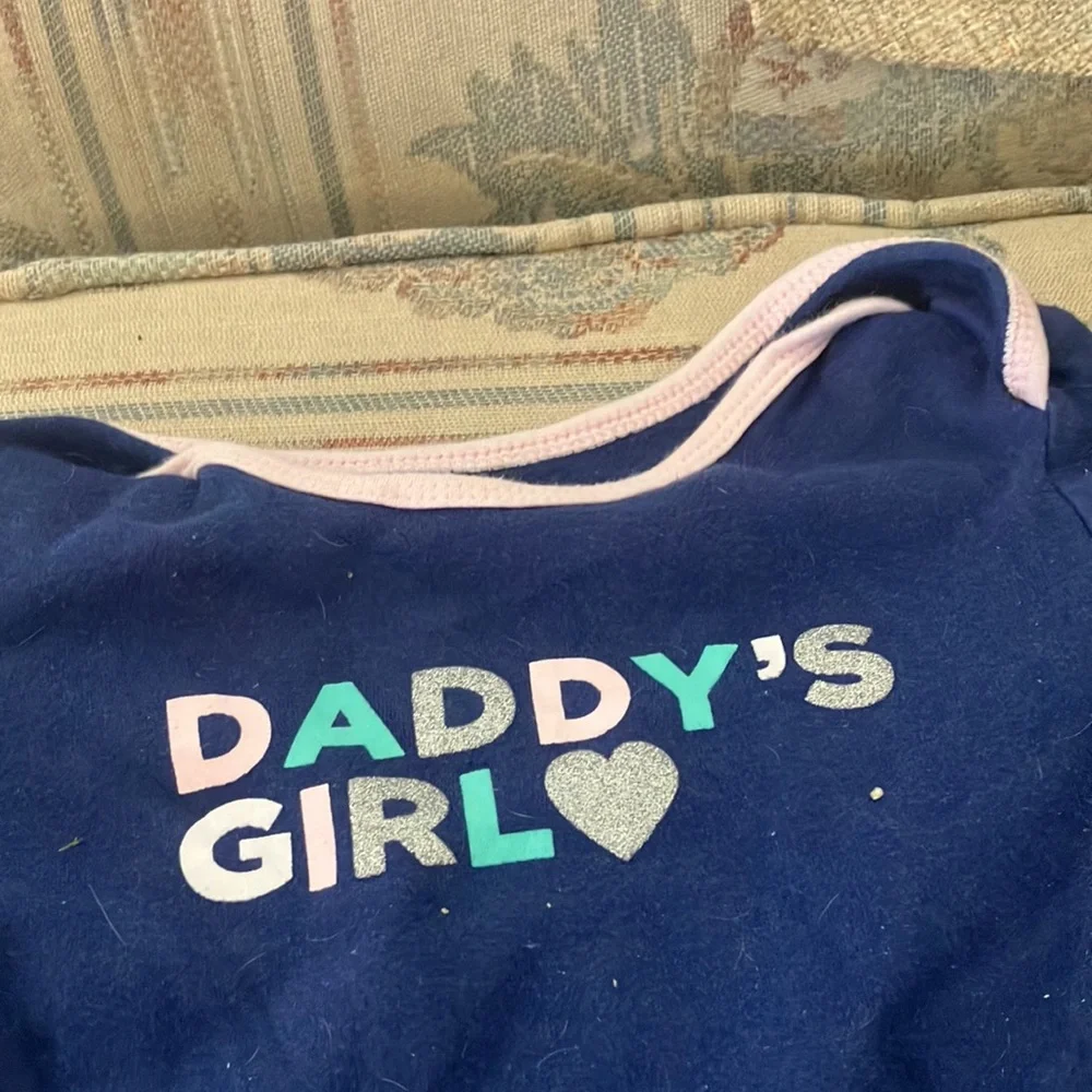 FINAL MARKDOWN Carters Daddy’s girl one piece 18 months